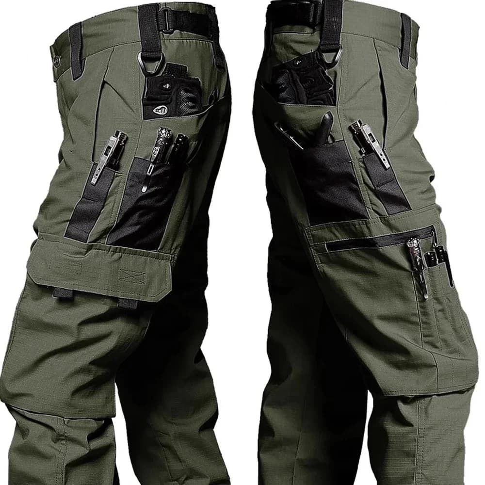 DulPants-Pantalon cargo imperméable pour homme, résistant à l'usure, multi-poches, extérieur, Skip F