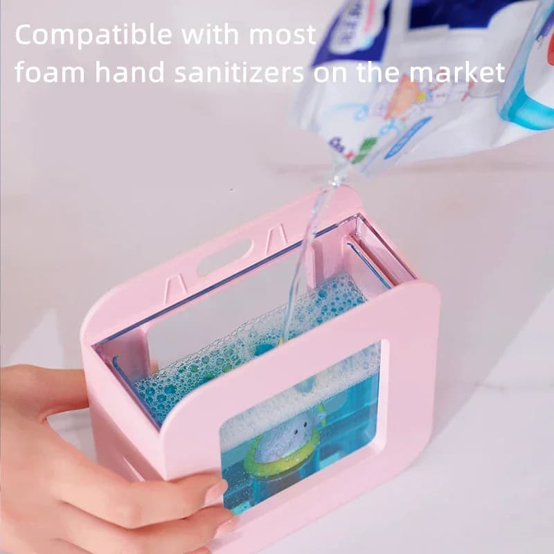 Nouveau Distributeur Automatique de Savon Sans Contact pour Animaux Mignons, Recharge USB, 400ml, Di