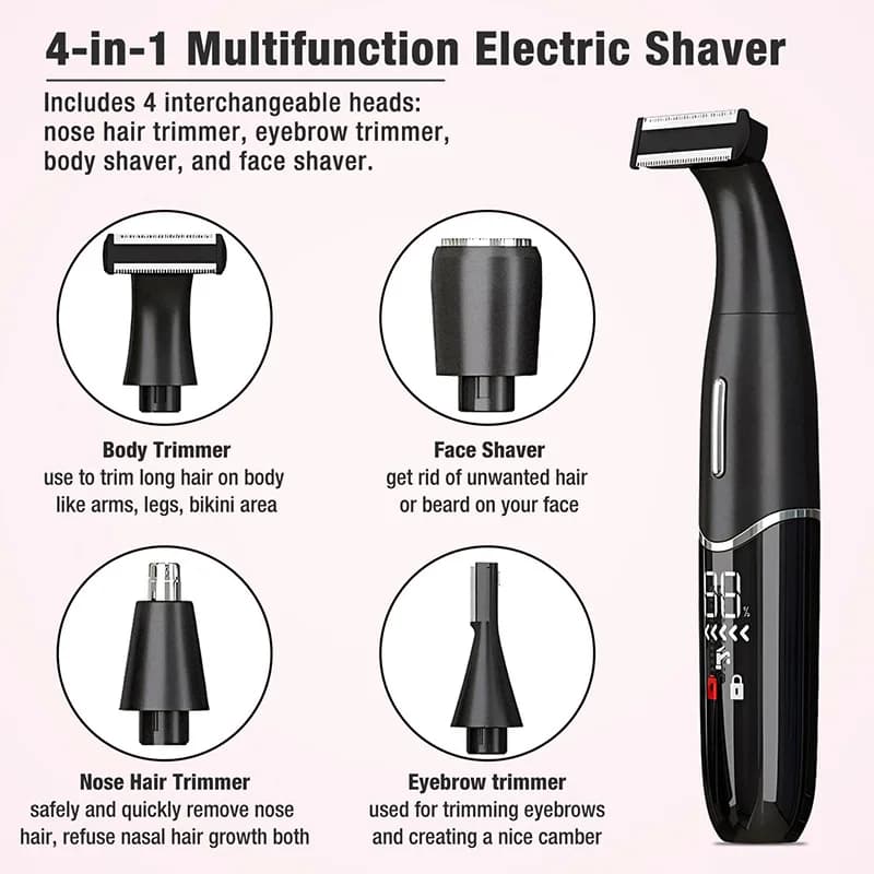 Zone intime coupe de cheveux rasoir de précision hommes ligne de Bikini boules de rasoir sensibles o