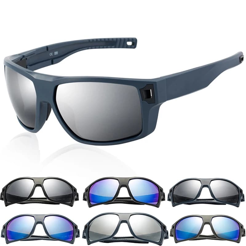 Lunettes de soleil carrées classiques pour hommes, lunettes de soleil de Sport, de pêche, de voyage,