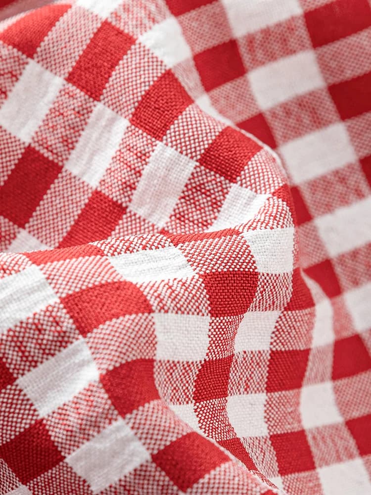 FSLE-Robe longue rouge à carreaux, taille haute, pour femme, tenue élégante et romantique, nouvelle 
