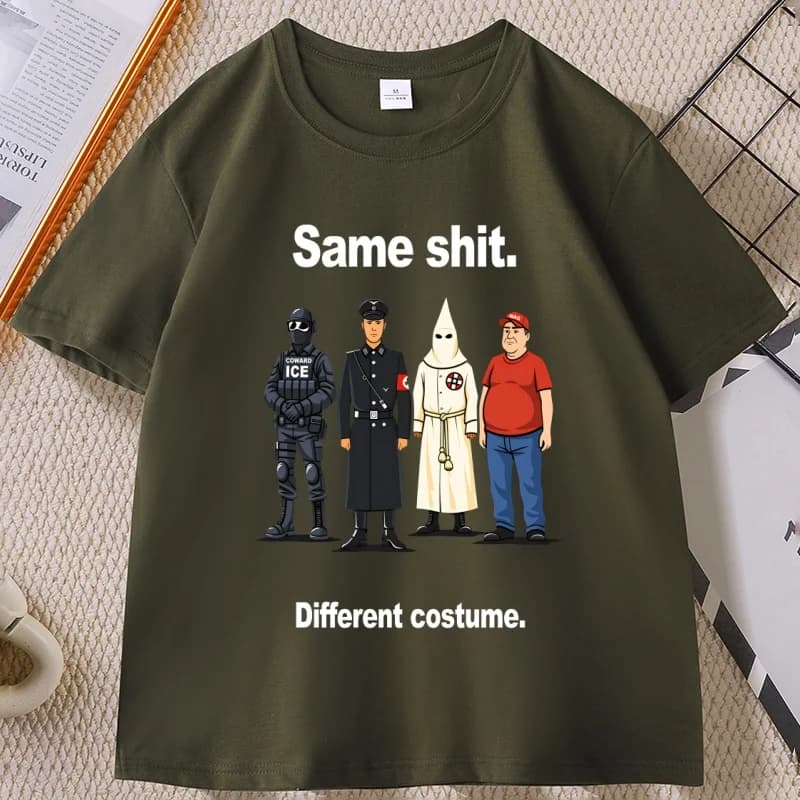 T-shirt « Same Shit Different Costume », T-shirt politique anti-Trump, T-shirt graphique amusant pou
