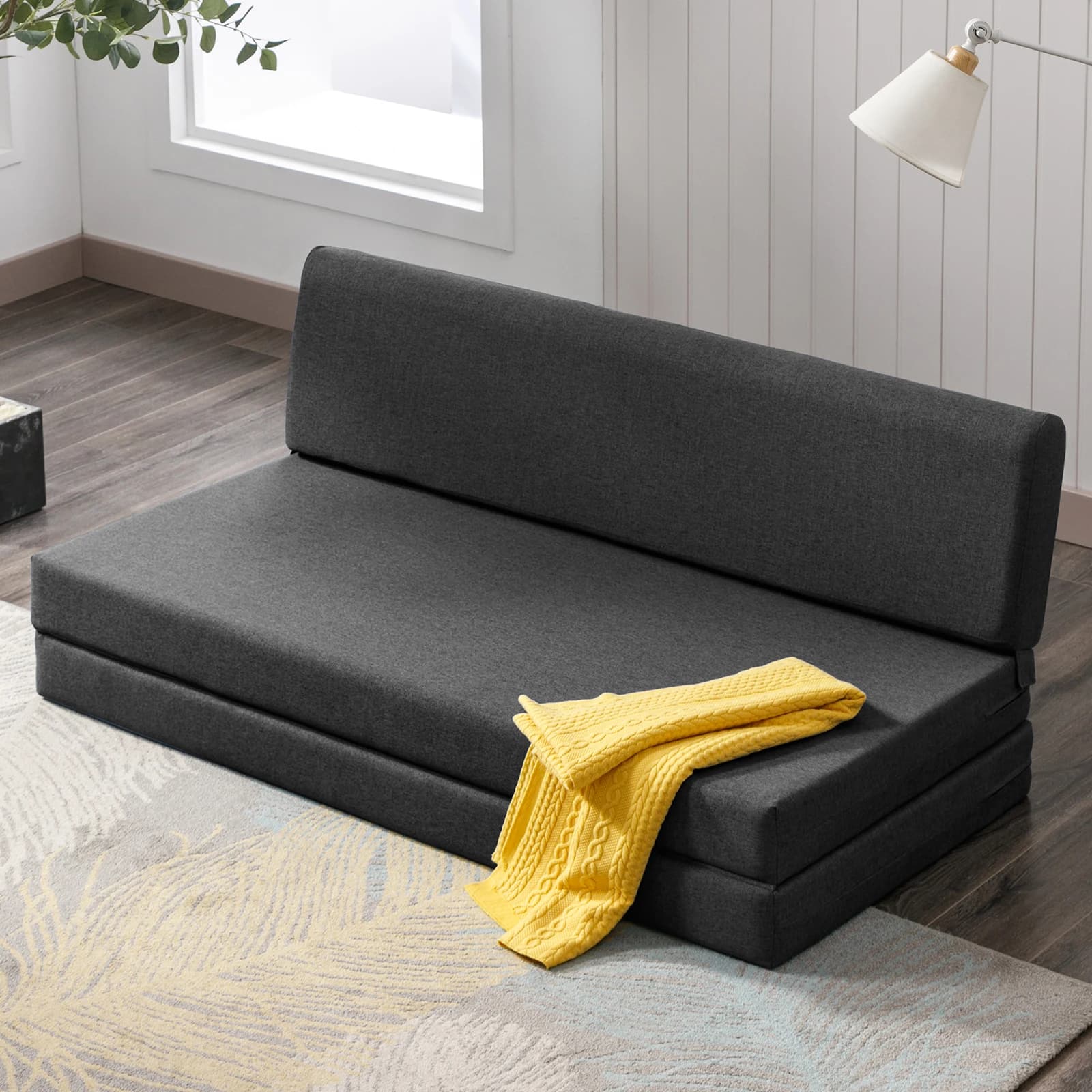 HORGgland-Canapé convertible O solutions.com, matelas de sol moderne avec lin, canapé double taille 