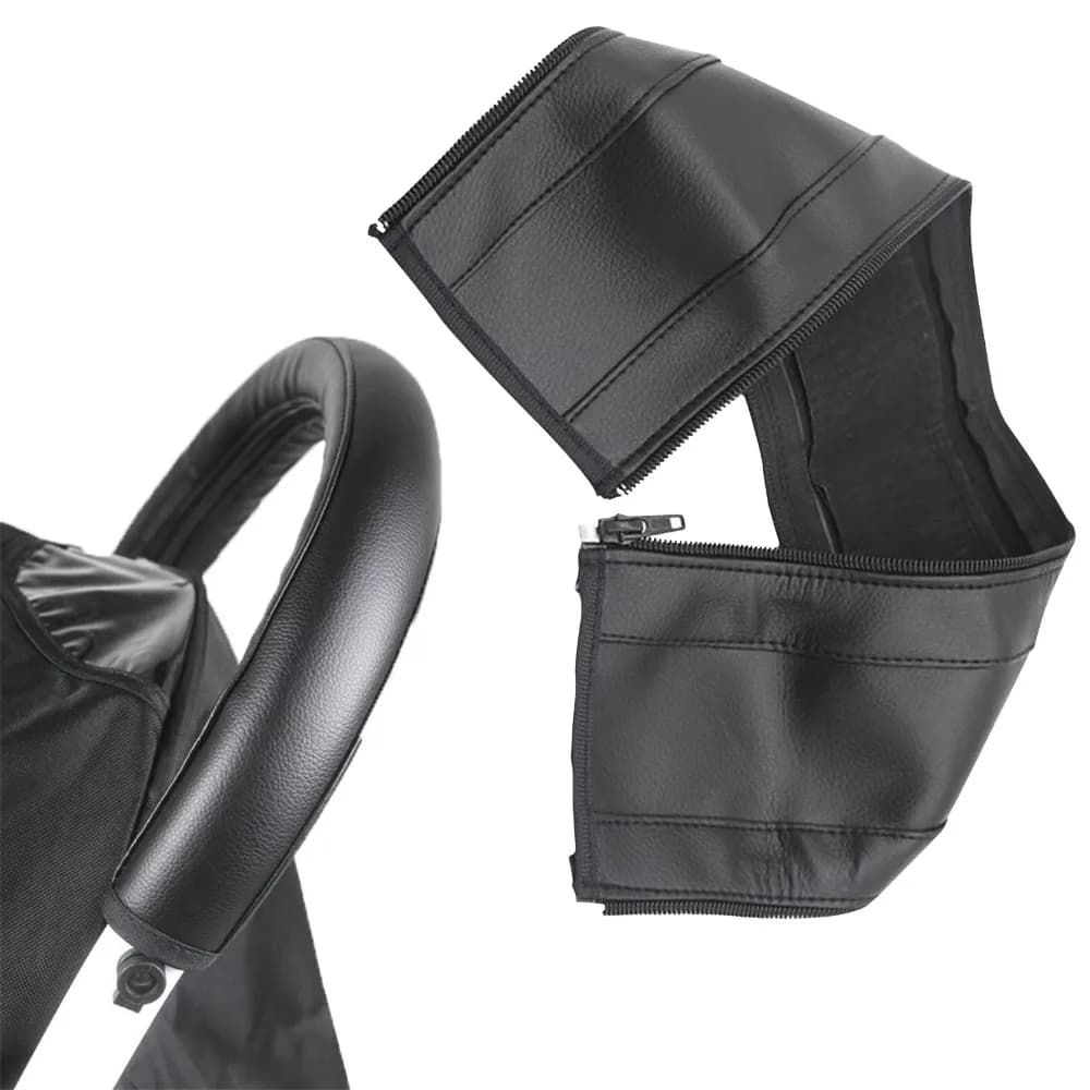 Juste de protection en cuir PU pour poignée de poussette de bébé, étui d'accoudoir de poussette, acc