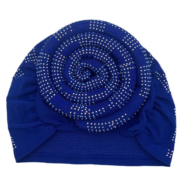 Turban élastique pour femmes musulmanes, bonnet Hijab, bandeau de sauna, casquettes africaines et in