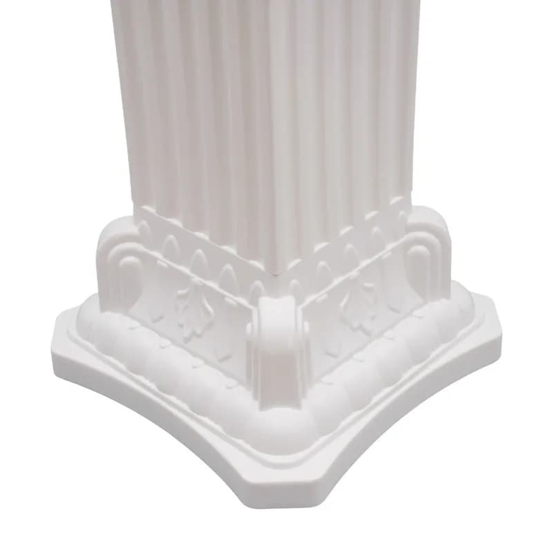 Colonne de support de fleurs de fête de pilier romain de mariage, décor de fond en plastique, décora