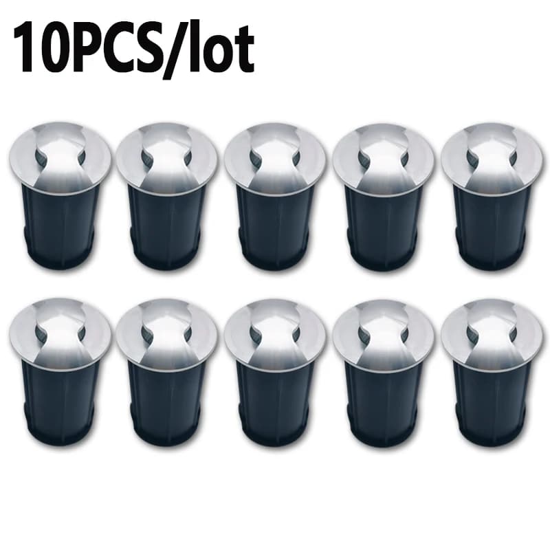 10 pièces LED lumière souterraine 5W 3W COB lampadaire extérieur sol Spot paysage jardin carré chemi
