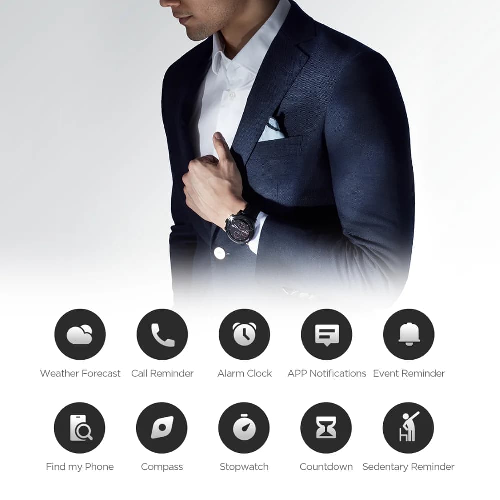 Amazfit-Montre connectée Stratos pour Android et iPhone 5iko, bracelet de sport, étanche, avec Bluet
