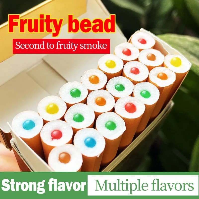 Offre spéciale 4000 pièces Explosion de Cigarette Pops perles fruits mélangés glace noire menthol go