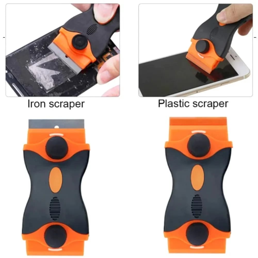 Verre propre, outil de grattoir, nettoyage de vitres, grattoir de film de voiture, colle céramique d