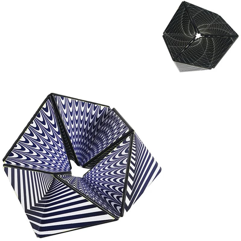 Cube magique 3D infini, Puzzle à rabat irrégulier, Vision Anti-Stress, bureau, Anti-Stress, Collecti