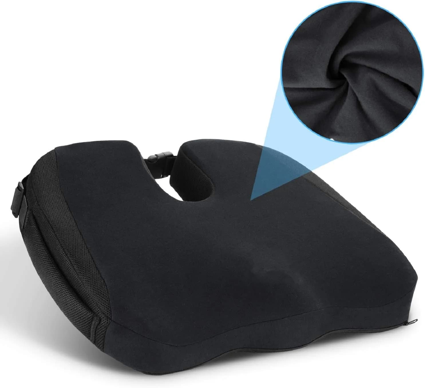 Coussin de siège en mousse à mémoire de forme pour CÔTÉ cyx, oreiller en forme de U pour chaise, cou
