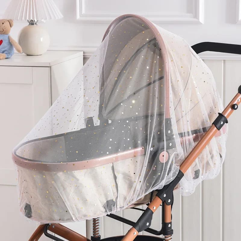 Moustiquaire pare-soleil pour chariot de bébé, filet universel pour landau, Buggys, filet anti-insec
