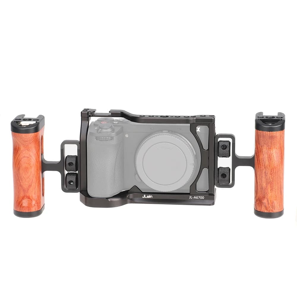 FOTGA – Kit de Cage de caméra portable, protection pour Sony A6700, trou fileté de 1/4 pouces, suppo