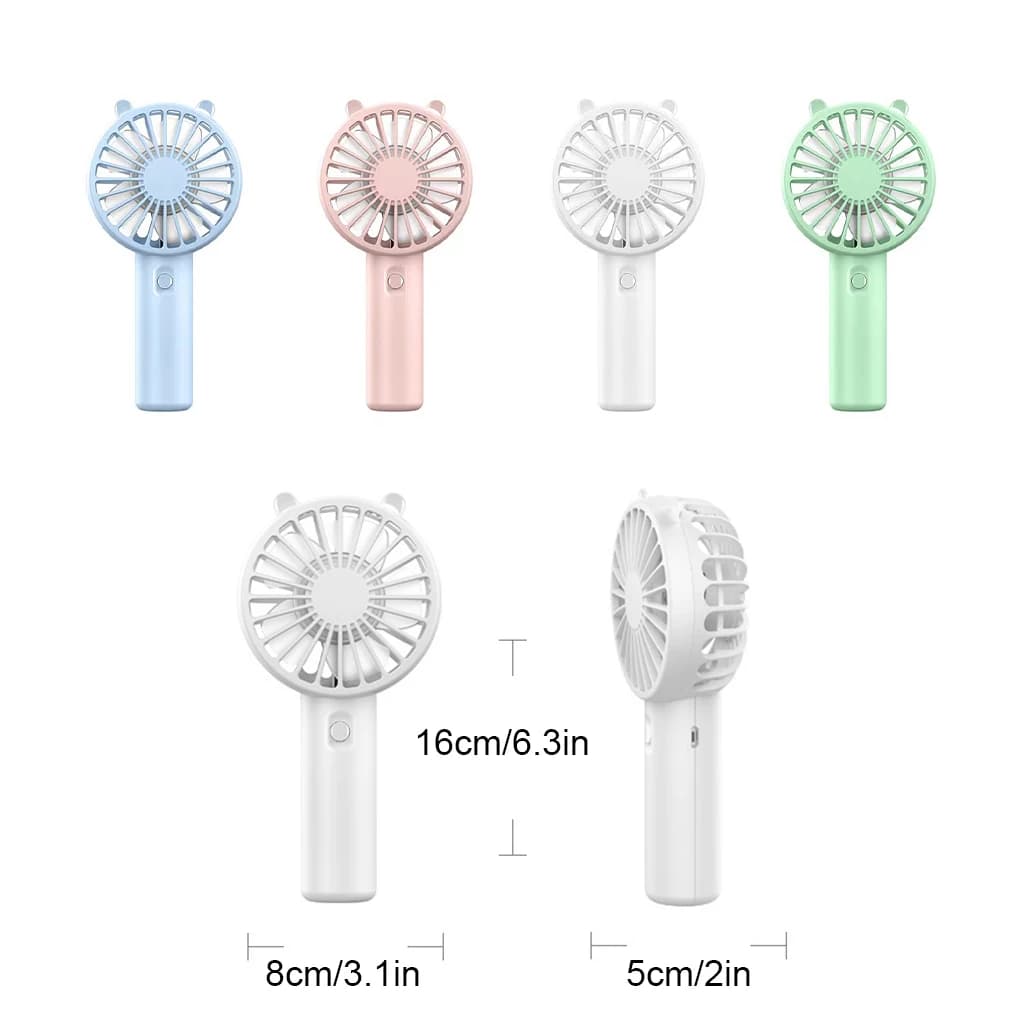Ventilateur portatif Mini USB Rechargeable ventilateurs silencieux Table maquillage cils refroidisse