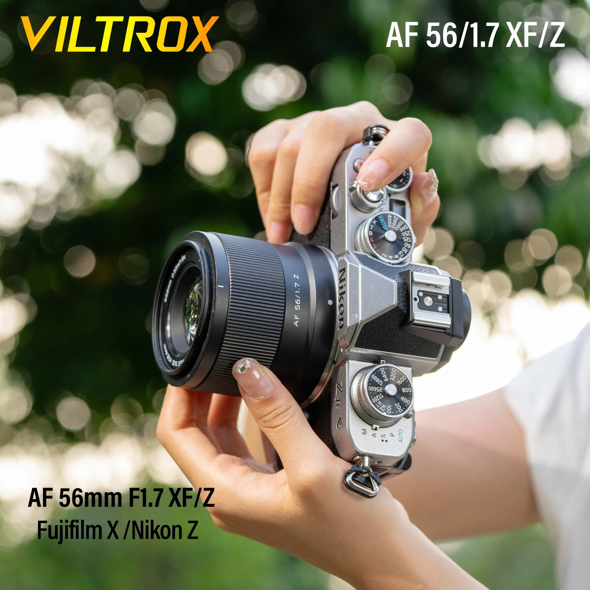VILTROX 56mm f1.7 Objectif Fuji X Nikon Z Mount Objectif Auto Focus Portrait Objectif APS-C Pour Fuj