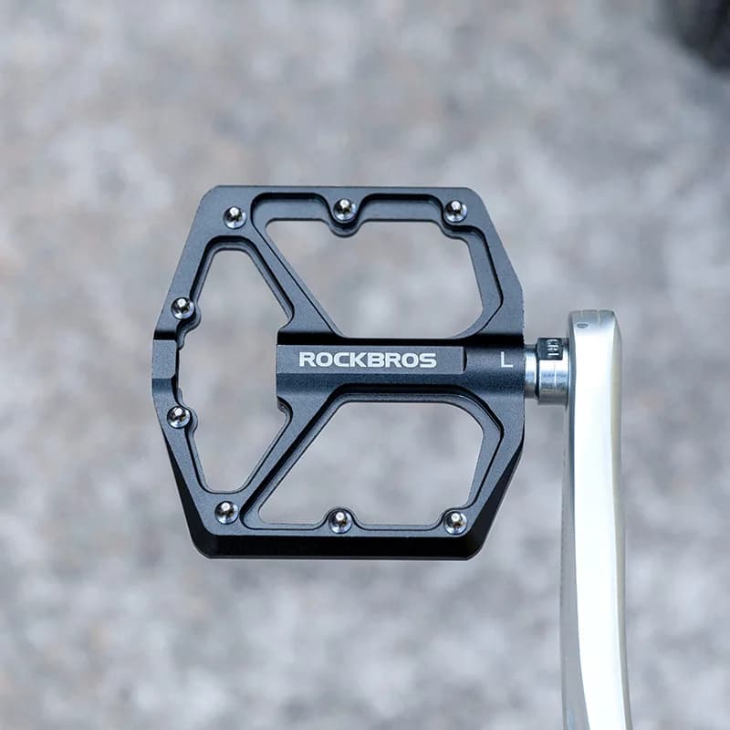 ROCKBROS pédales de vélo antidérapantes en alliage d'aluminium, roulement scellé ultraléger, pédale 