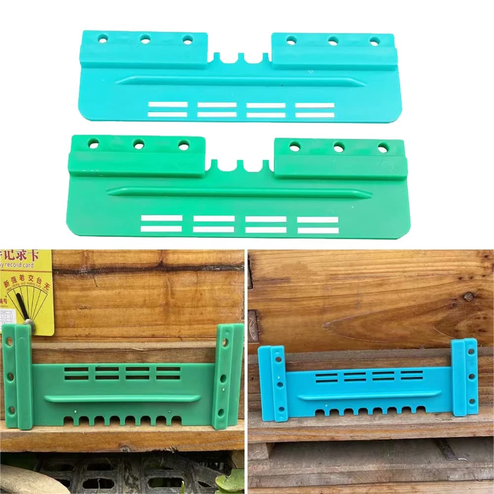 Nid anti-vol pour porte de ruche, accent de boîte anti-course, blanc, vert, bleu, 10 pièces