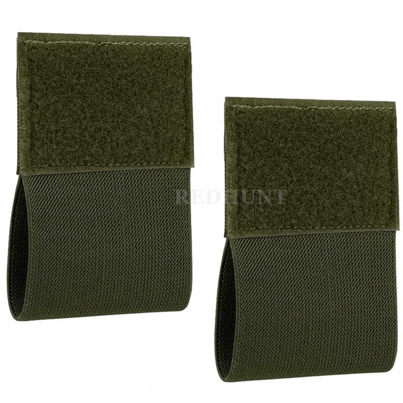 Support de garrot élastique avec crochet et boucle, 2 pièces, pochette EDC d'extérieur, porte-plaque