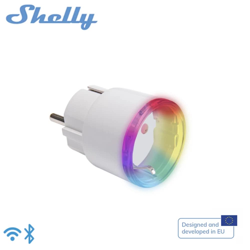 Shelly Plus Plug S gérer des alimentations indications LED 12A garder Aware consommation d'énergie é