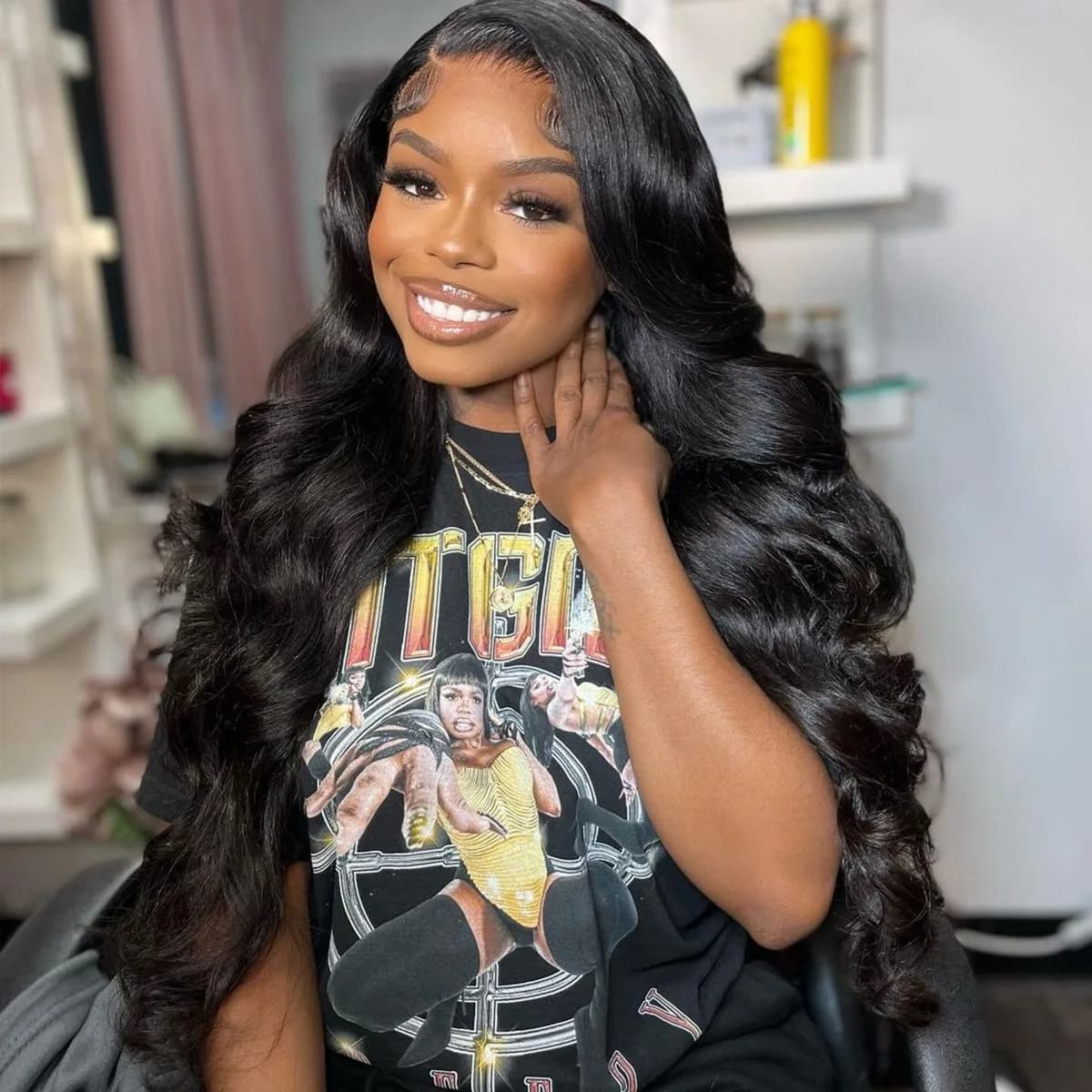 Perruques Lace Front Body Wave 13x4 13x6 40 pouces, densité 200, en cheveux humains, pour femmes