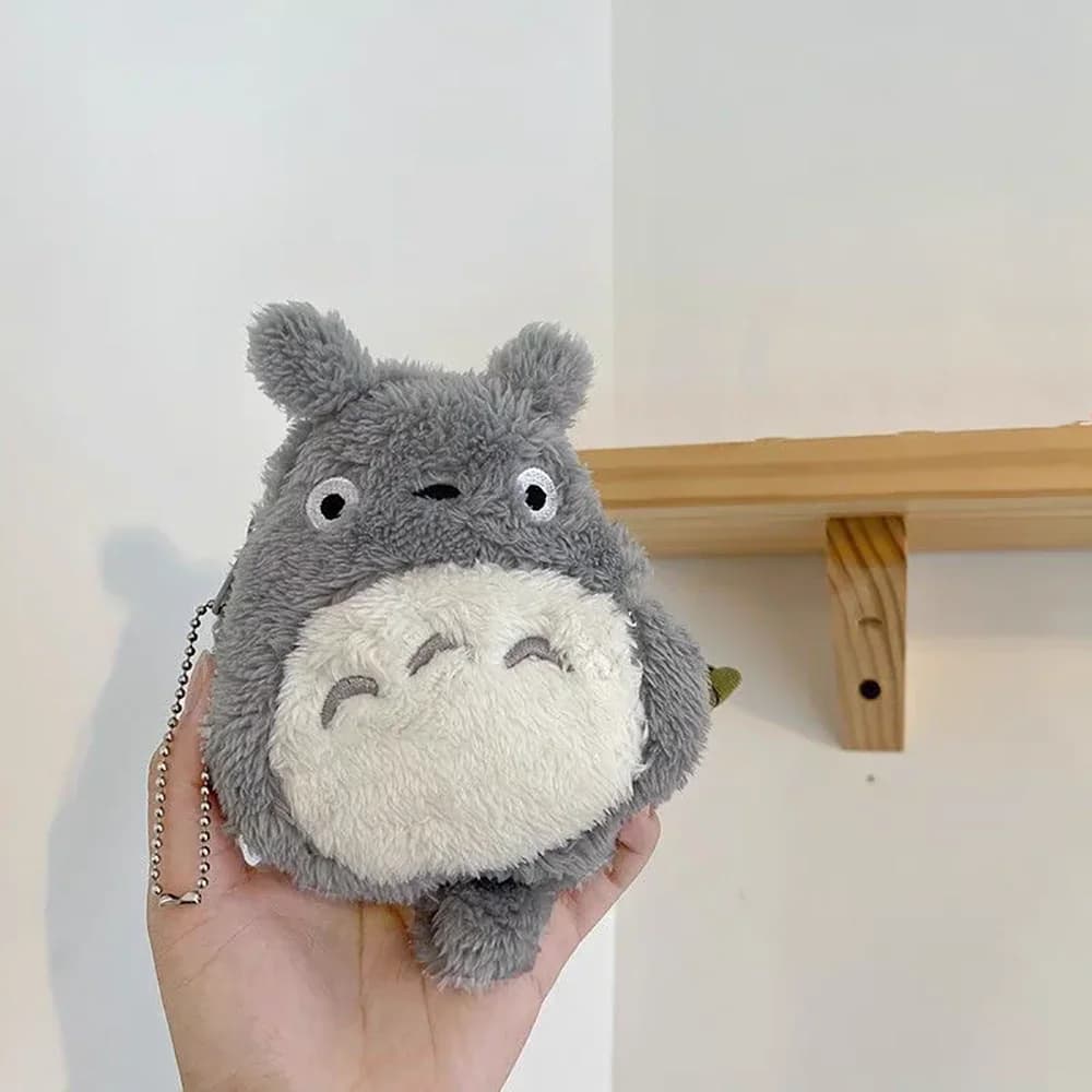 Porte-monnaie en peluche Totoro de 12cm, jouet japonais Kawaii, poupée Totoros, personnage de film m