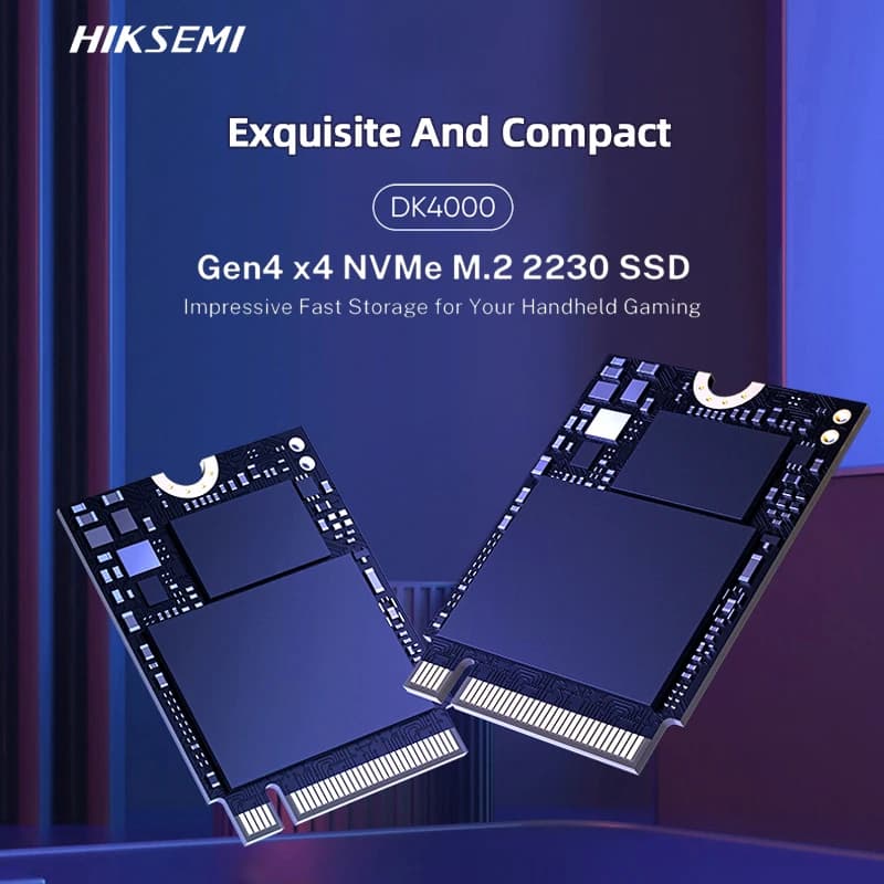 HIKSEMI 1 to 2 to M.2 SSD 2230 NVMe PCIe Gen 4x4 SSD pour Steam Deck ROG FLOWZ13 Surface ProX ordina