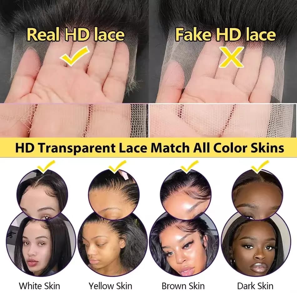 40 pouces eau vague profonde 13x4 13x6 Hd dentelle frontale perruques cheveux humains 360 Transparen