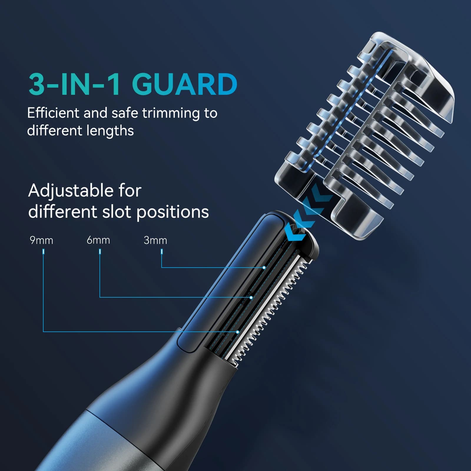 Tondeuse électrique KENSEN S15 pour hommes, lame double face, étanche IPX6, rasoir pour poils du cor