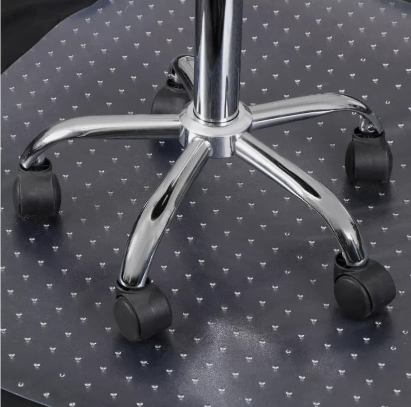 Coussin transparent pour fauteuil roulant, résistant aux rayures, avec base convexe antidérapante, t