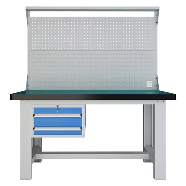 Armoires de rangement pour garage, établis métalliques muraux, établis de garage, tables à panneaux 