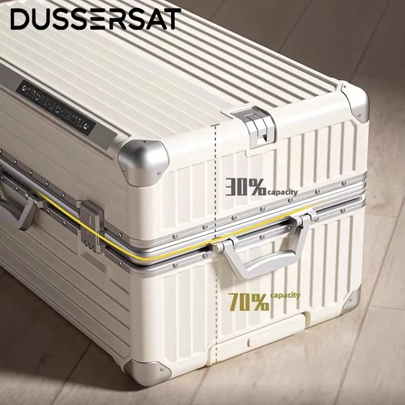 Valise de voyage de grande capacité, boîte d'enregistrement avec mot de passe, boîte à chariot de 20