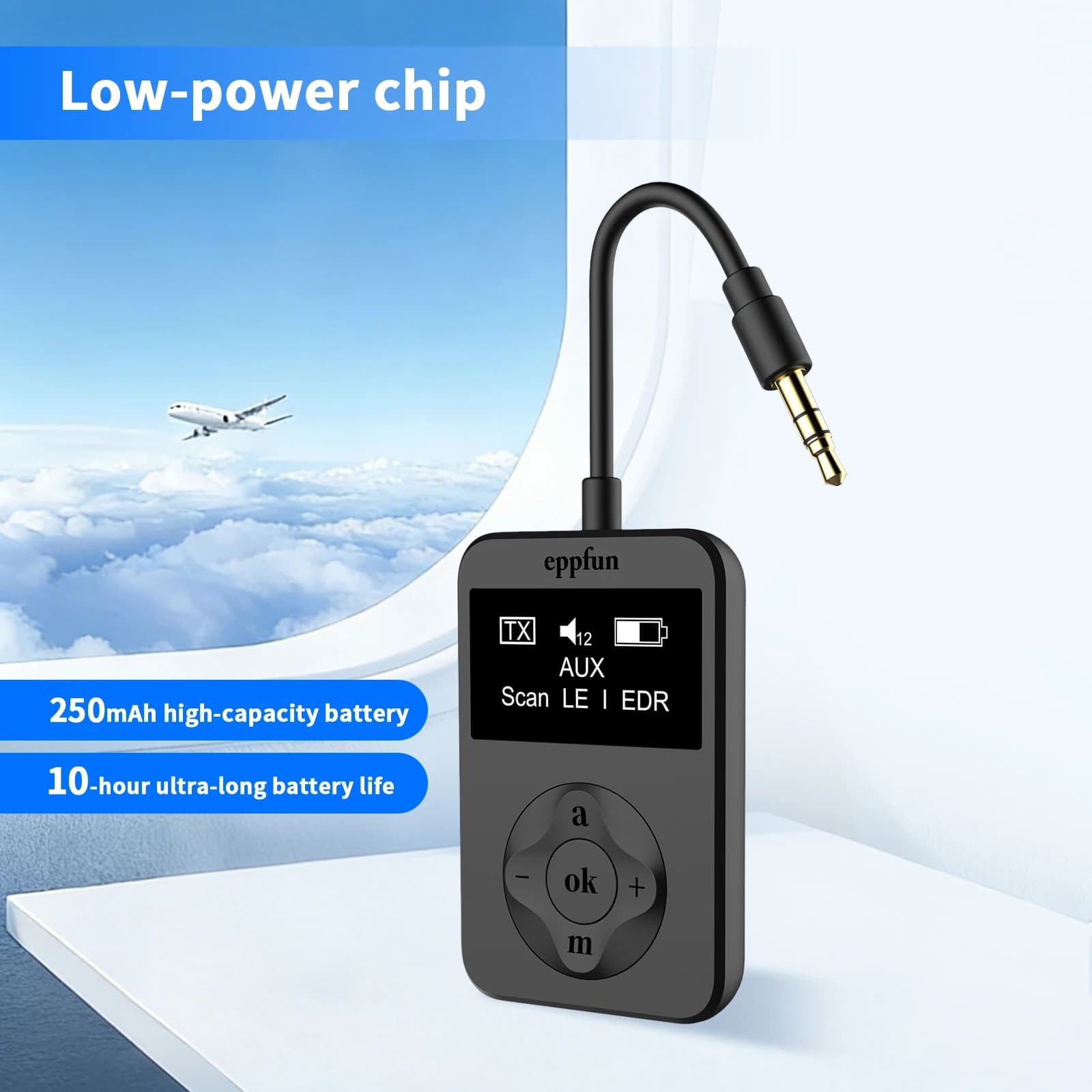 LE Audio Bluetooth 5.4 adaptateur émetteur Audio pour casques TV avec AptxLossless Auracast LC3 pour