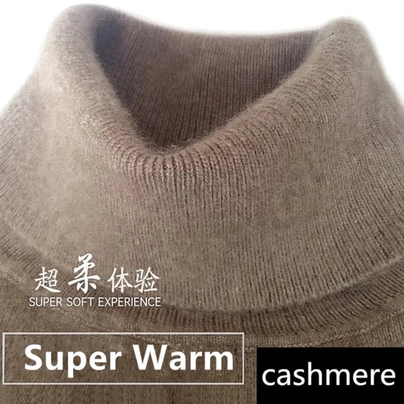 Cachemire col roulé hommes pull vêtements pour 2024 automne hiver jersey hombre pull homme hiver pul