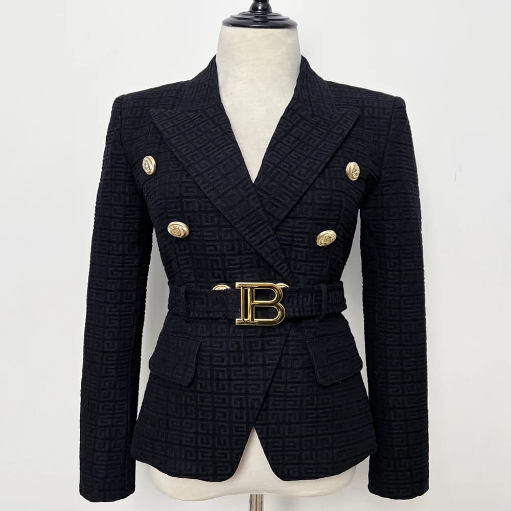 S-5XL2022 printemps et automne nouvelle mode de haute qualité petit costume B Home Lion bouton court
