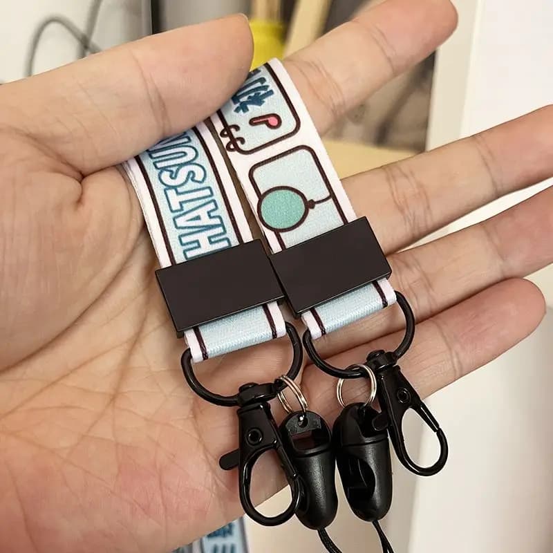 Nouveau lanyard bidimensionnel Hatsune Miku, accessoire de film et de télévision, pour téléphone por