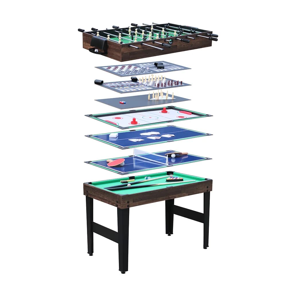 Ensemble de table multi-jeu 10 en 1, vente en gros d'usine, pour la maison et la salle de jeux, avec