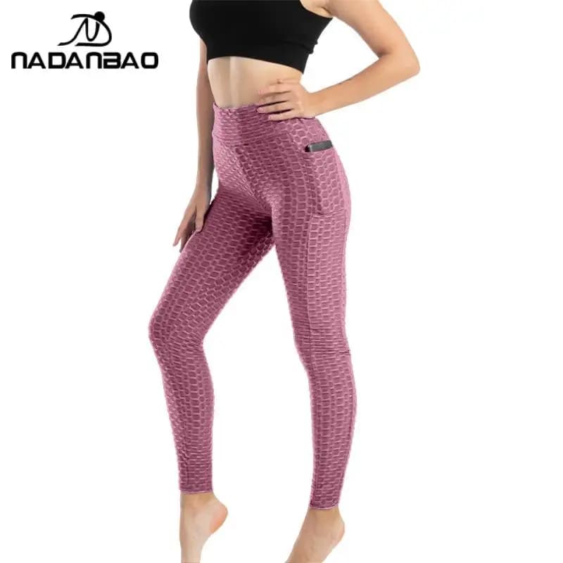 Nadanbao-Pantalon de Survêtement Solide pour Femmes, Collants Fallow, Taille Haute, Pantalon d'Entra