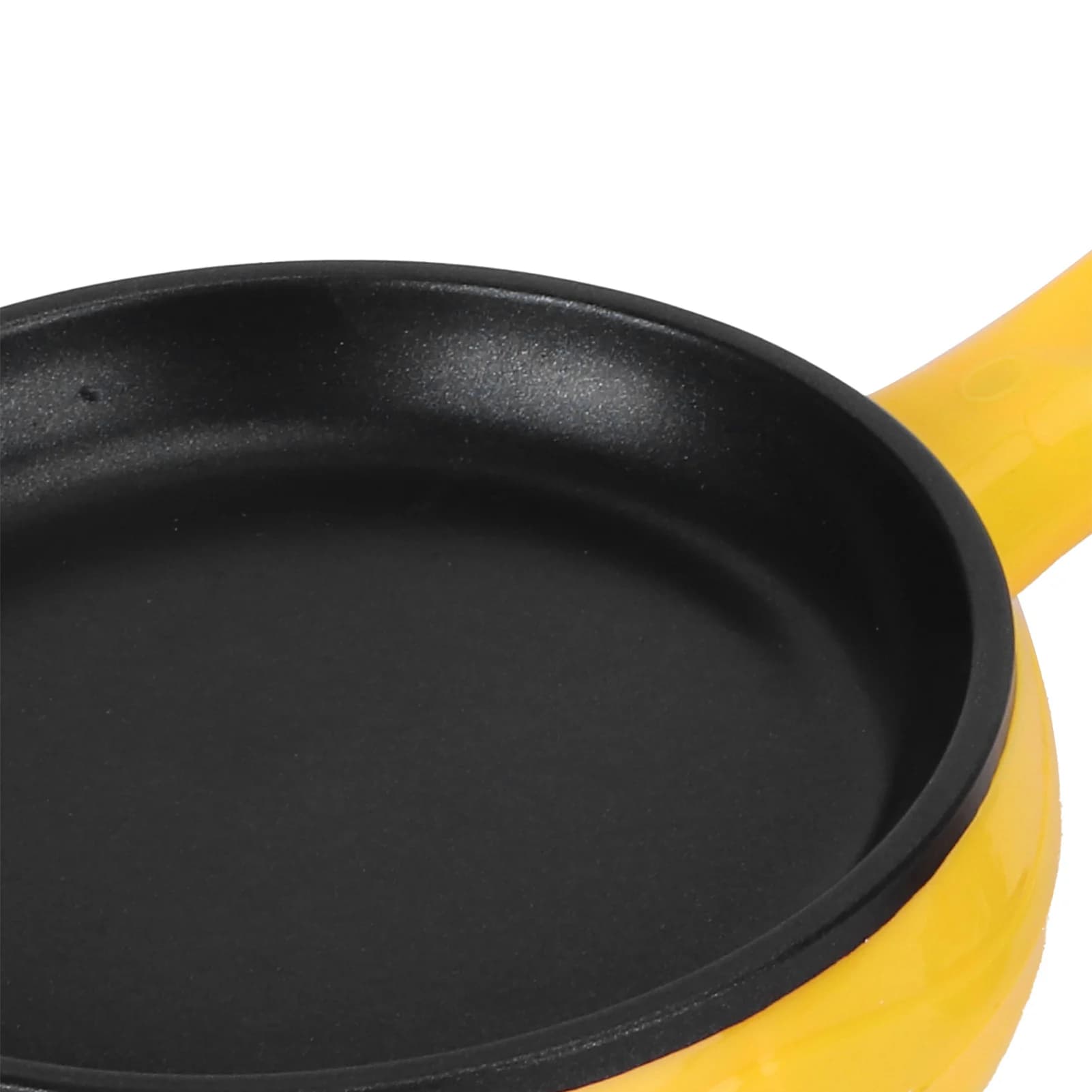 Mini poêle à frire antiétirement avec spatule en bois, poêle à œufs, poêle à steak frit, poêle à crê