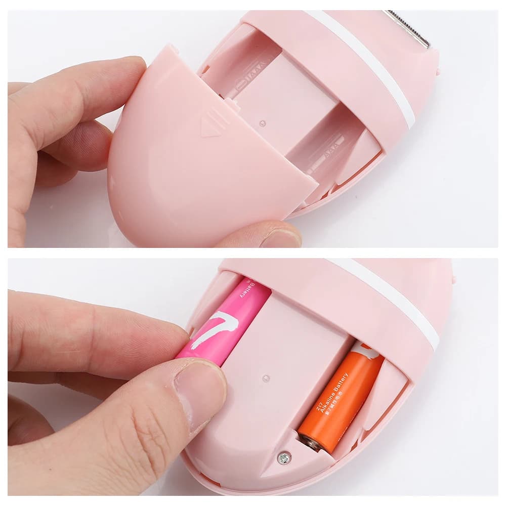 Mini rasoir électrique pour dames, tondeuse de Bikini indolore, rasoir sûr pour jambe, bras, aissell