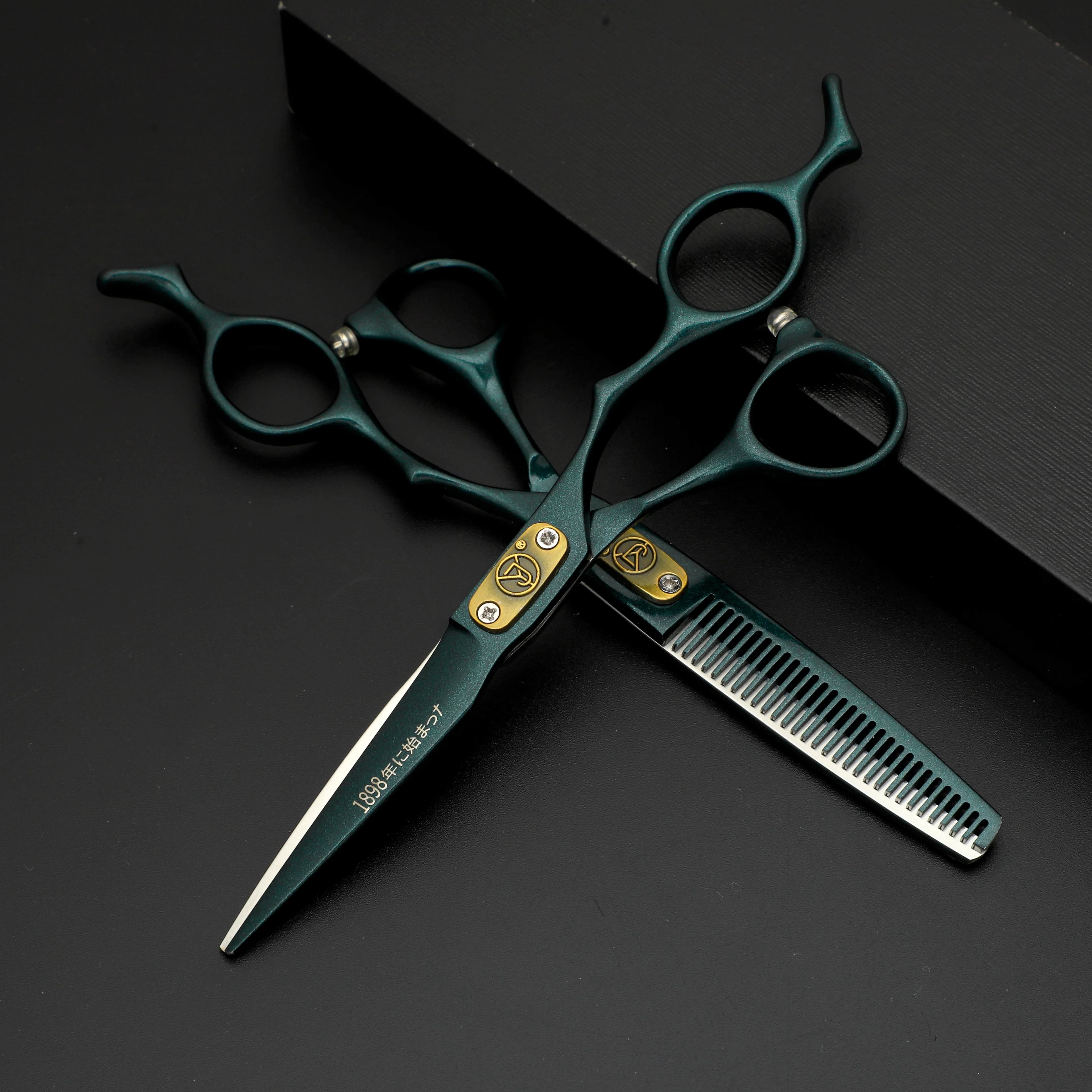 Tondeuses à cheveux professionnelles haut de gamme, avec un design de lame et de coque bicolore noir