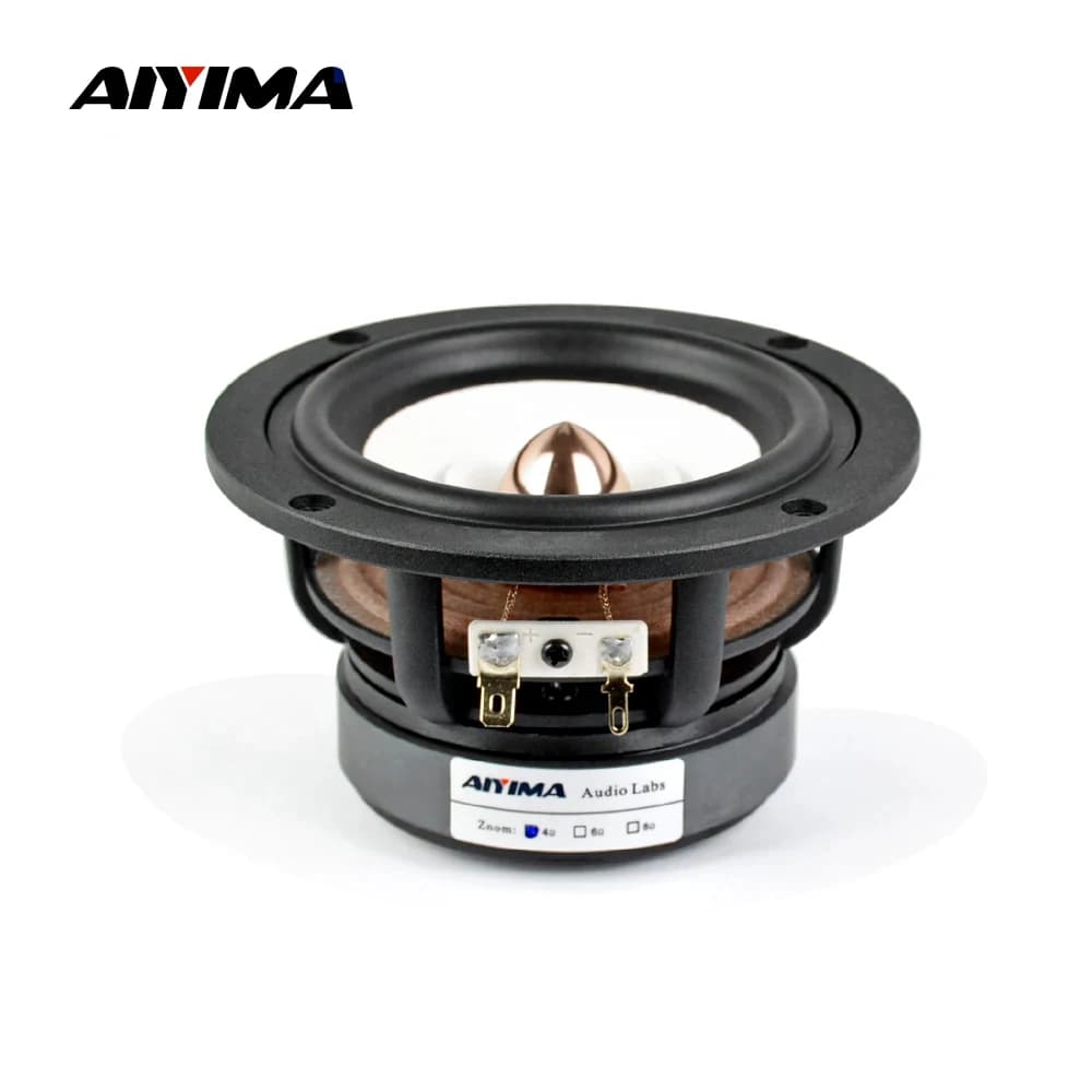 AIYIMA 1 pièce Haut-parleur large bande 4 pouces 4-8 Ohm 30W HIFI pour aigus, médiums et basses, pou