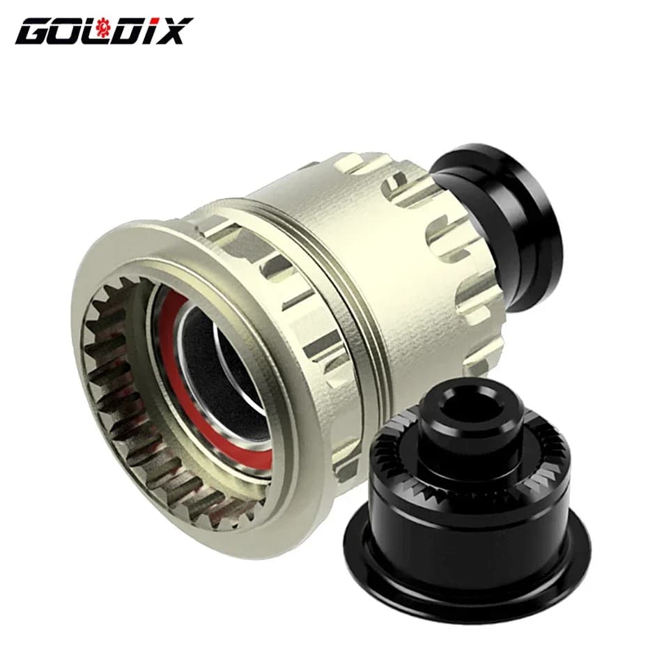 GOLDIX-Adaptateur de moyeu de vélo à structure à cliquet, corps de moyeu de vélo avec embout QR/THRU