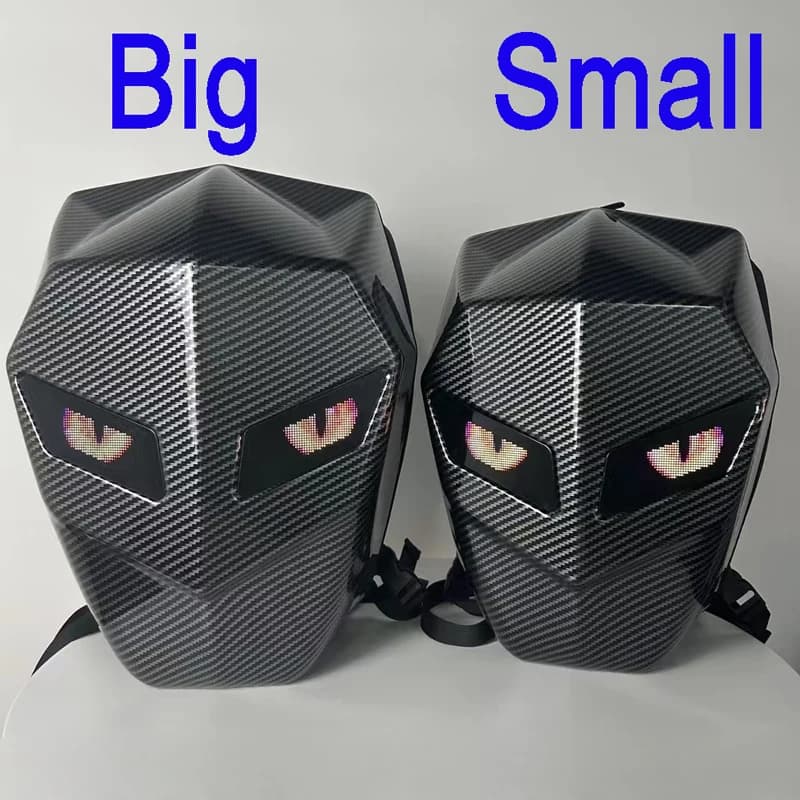 LED Knight – sac à dos de cyclisme pour casque de moto, Bluetooth, étanche, coque rigide, sacs pour 