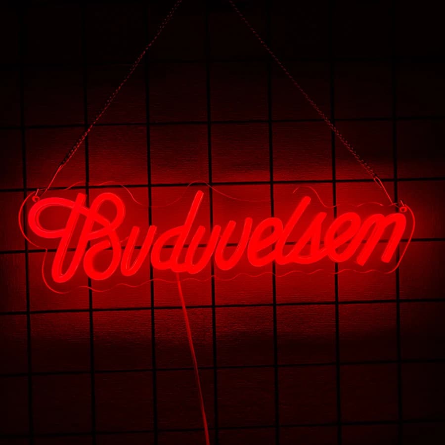Enseignes au néon bière Bar Club chambre Budweiser bourgeon lumière enseignes au néon pour bureau hô