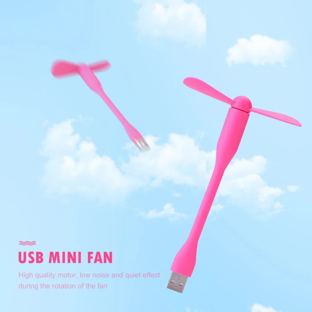 Mini ventilateur USB ventilateur pliable Flexible pour batterie externe ordinateur Portable chargeur