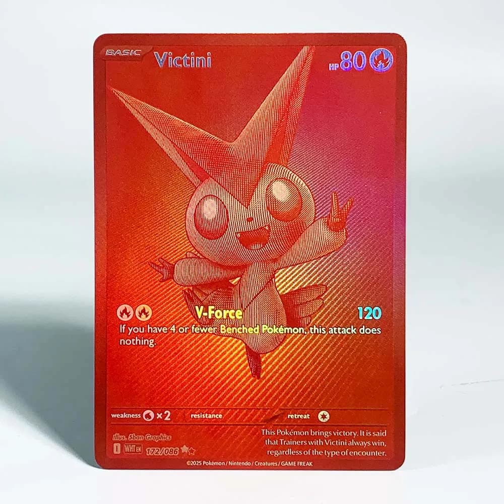 Carte de Collection Pokemon ancienne Mew, cartes de dessin animé classiques limitées Zekrom Reshiram