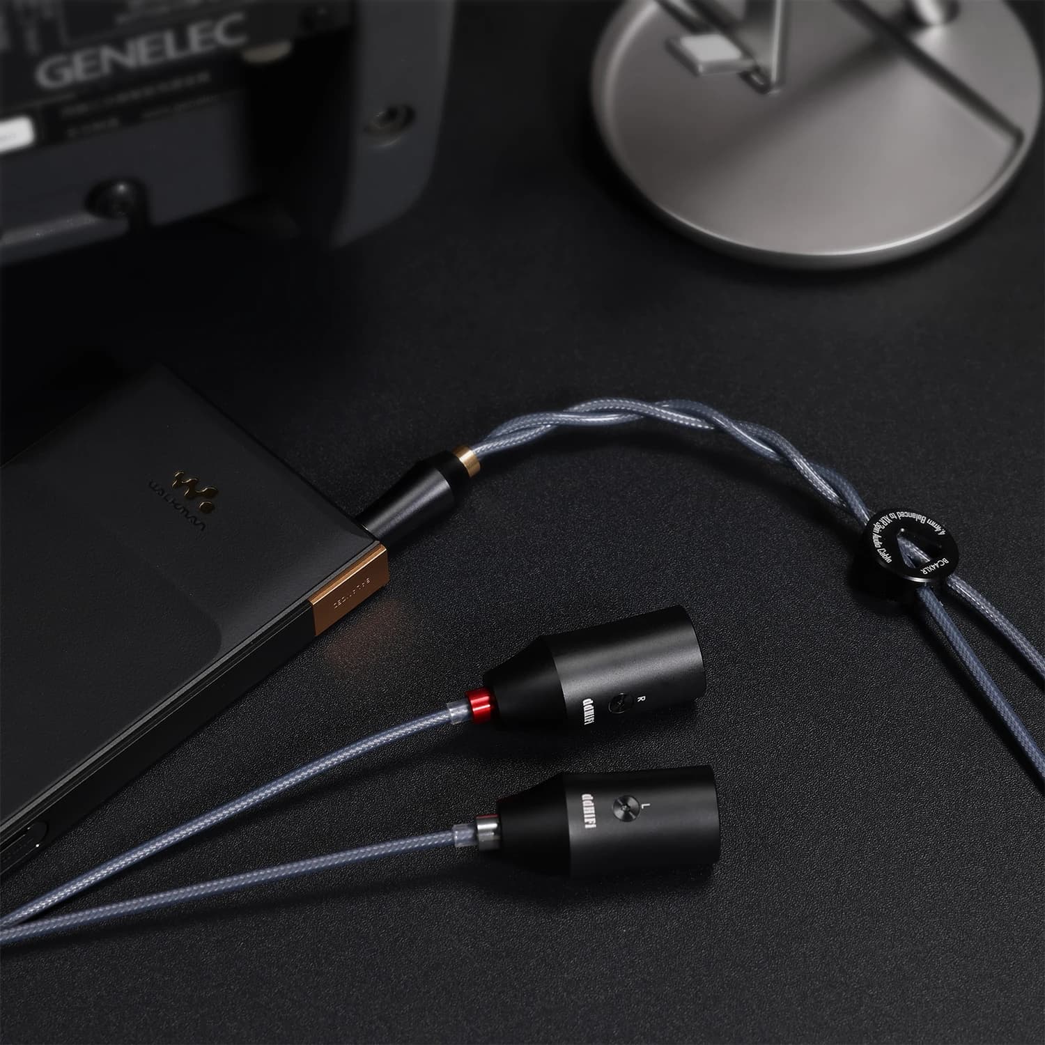 Esse ddHiFi-Câble de signal de blindage BC44XLR, composant de 4.4mm vers XLR, 3 broches, connexion d