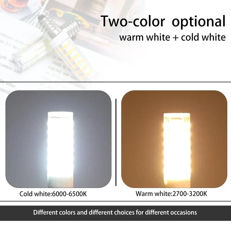 Ampoule de maïs LED, bougie en cristal pour éclairage de lustres, E14, 3W, 5W, 7W, 9W, AC 220V, 240V