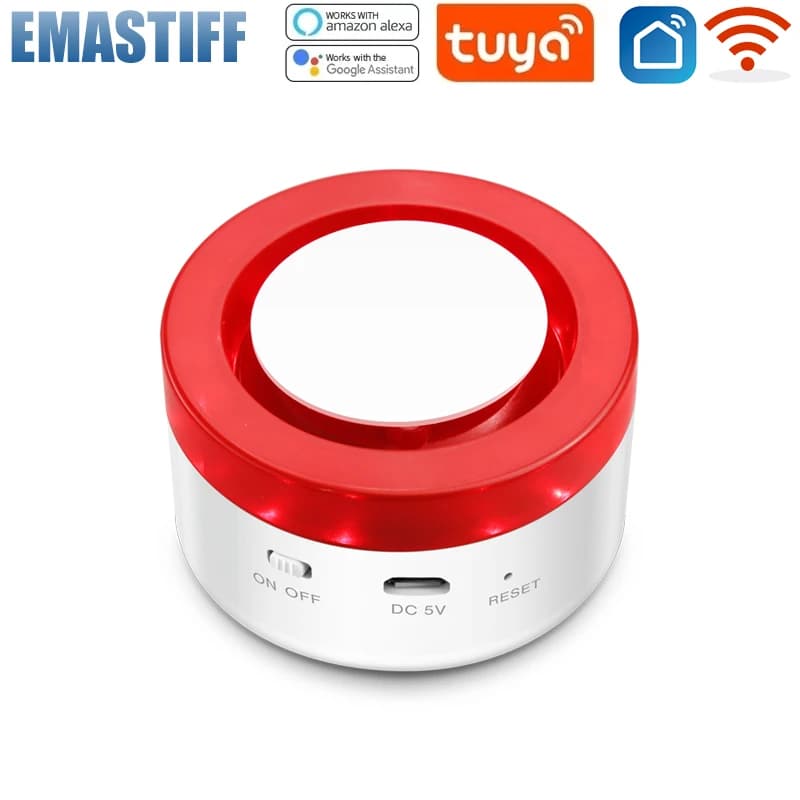 Système d'alarme domestique WiFi 2.4G, sirène sans fil 120DB, alarme de sécurité anti-cambriolage 43
